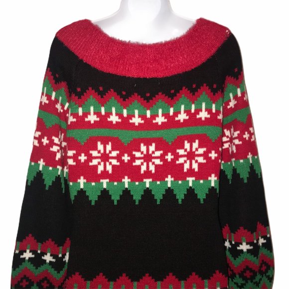 NWT It's Our Time Oh What Fun Christmas Tunic XS - Picture 7 of 8